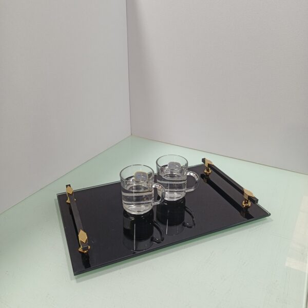BLACK GLASS TRAY AA-04